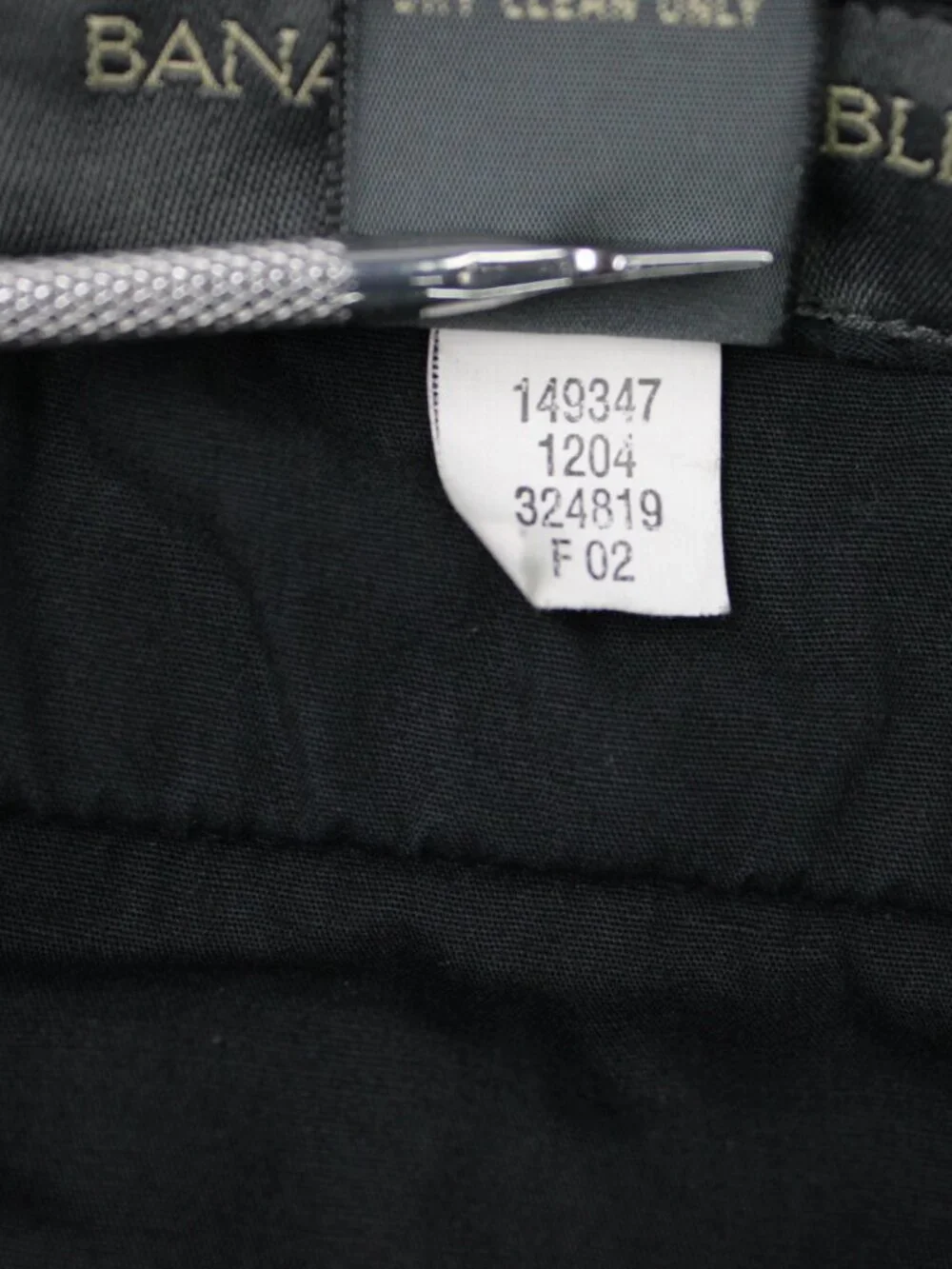 Banana Republic Pants Mens 34x34 Black Dawson Flat Front Wool Stretch Straight